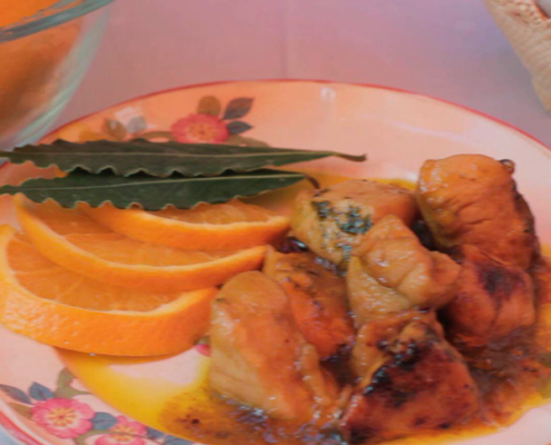 pechugas de pollo a la naranja