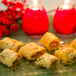  entrantes de navidad: hojaldres rellenos salados