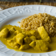 pollo al curry fácil