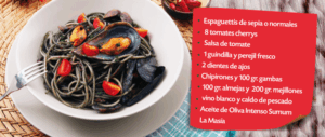 espaguetis frutti di mare