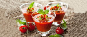 gazpacho de cerezas
