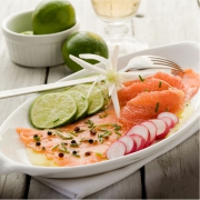 Carpaccio de Salmón Ahumado