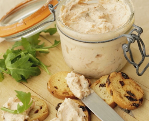 paté de salmón casero