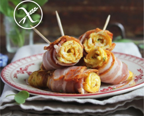 Rollitos de Tortilla con Bacon