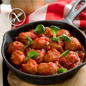 receta albóndigas con salsa de tomate sin gluten