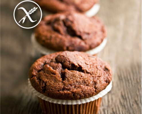 Recetas Muffins de Chocolate Sin Gluten