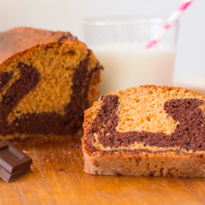 receta de bizcocho amaromado esponjoso de chocolate y vainilla