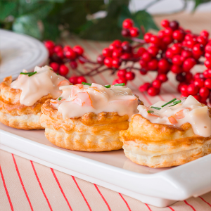 volovanes caseros rellenos de ensaladilla