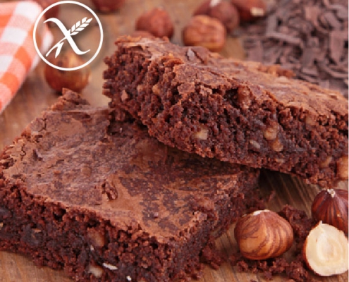 Recetas Brownie de Chocolate Sin Gluten