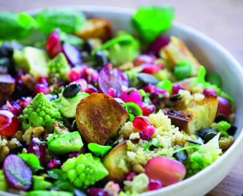 Ensaladas con Productos de Otoño