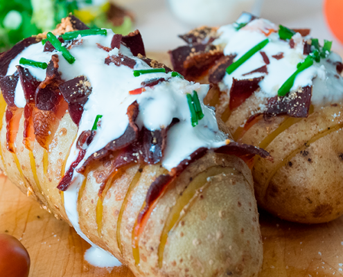 patatas hasselback al horno