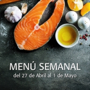 Menú Semanal del 27 de Abril al 1 de Mayo