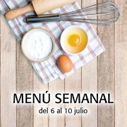 Menú Semanal del 6 al 10 julio