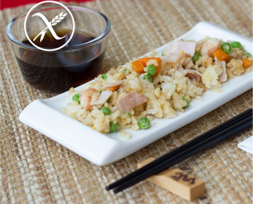 Receta arroz tres delicias sin gluten