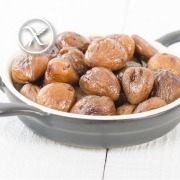 Castañas guisadas sin gluten