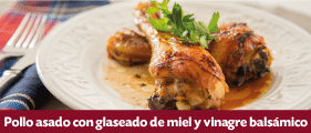 Menú semanal 29 febrero 4 marzo. Pollo glaseado