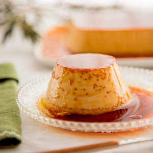 flan de aceite de oliva