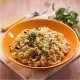 risotto de salmón