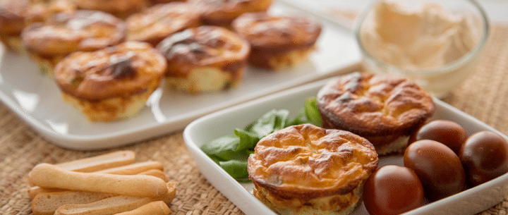 Tortilla de patata en cupcake