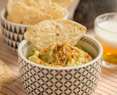 hummus de aguacate