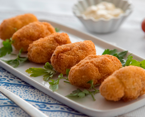 croquetas de merluza