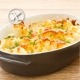 Coliflor gratinada con pollo, bechamel y queso sin gluten