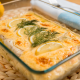 merluza con mayonesa gratinada al eneldo