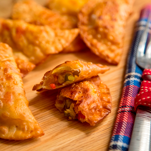 empanadillas de pollo al curry