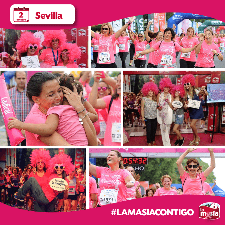 Ganadoras Carrera de la Mujer Sevilla 2016