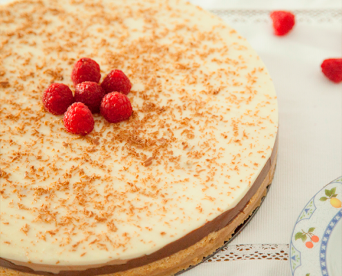 tarta de tres chocolates