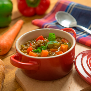  lentejas con verduras fácil