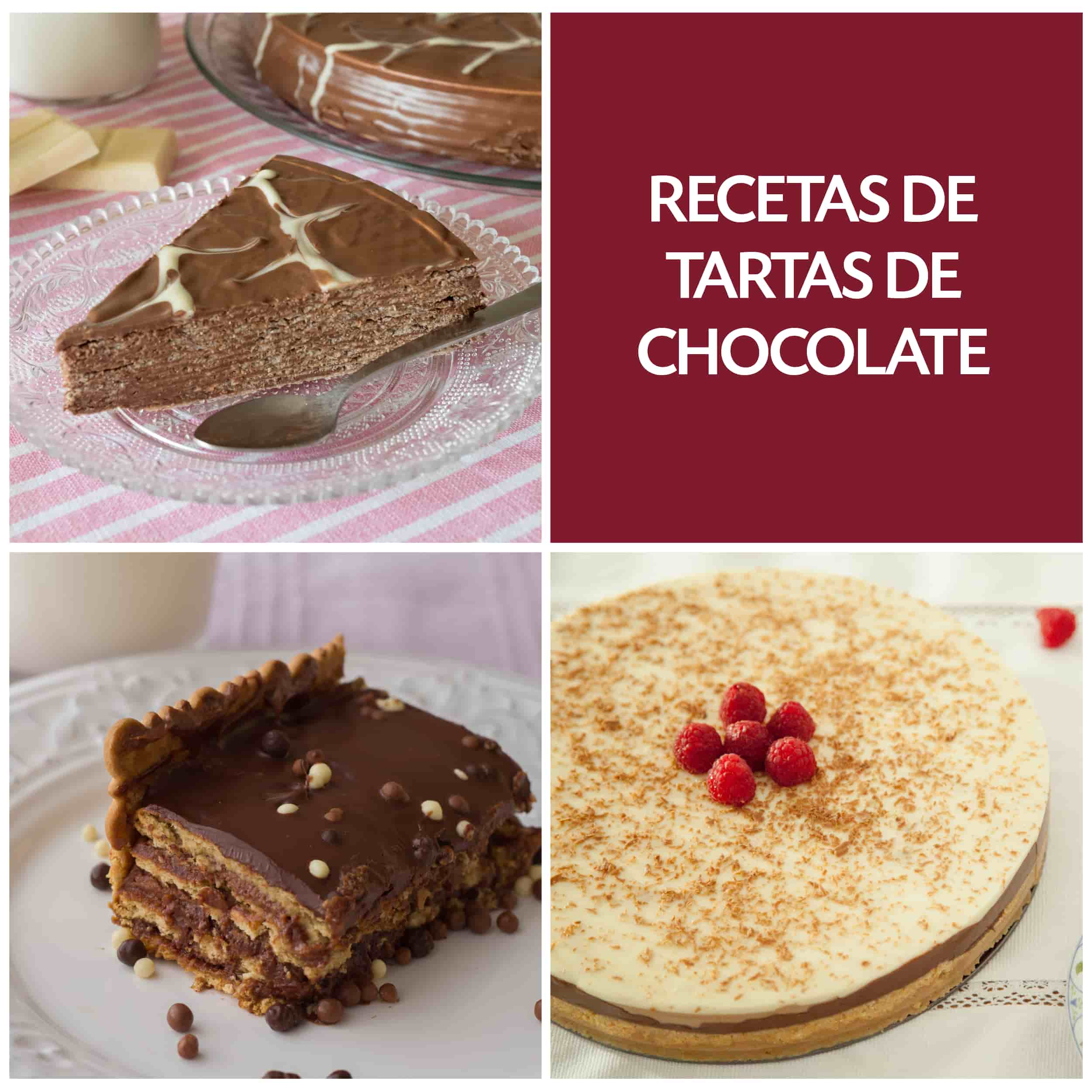 Recetas tartas de chocolate