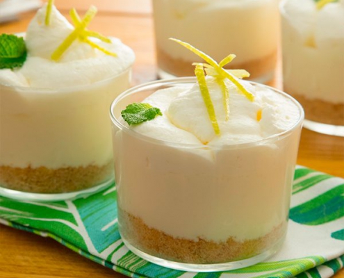 tarta de queso al limón