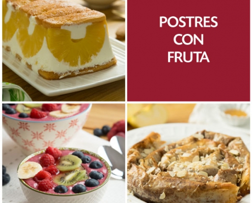 Postres con fruta