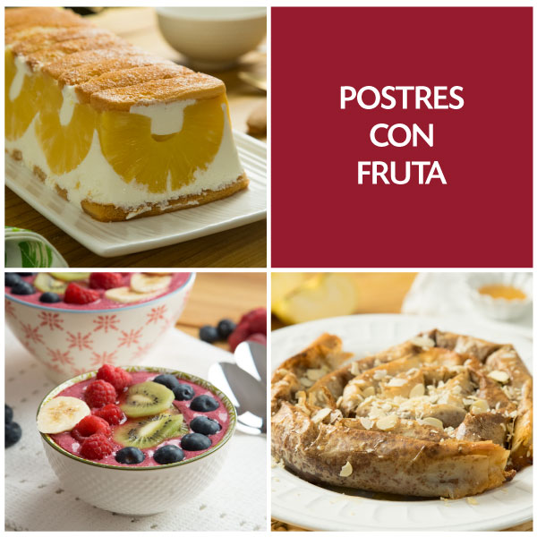 Postres con fruta