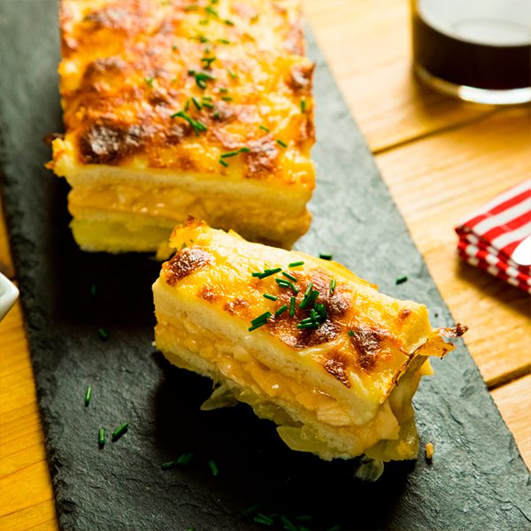 pastel de pollo a la barbacoa