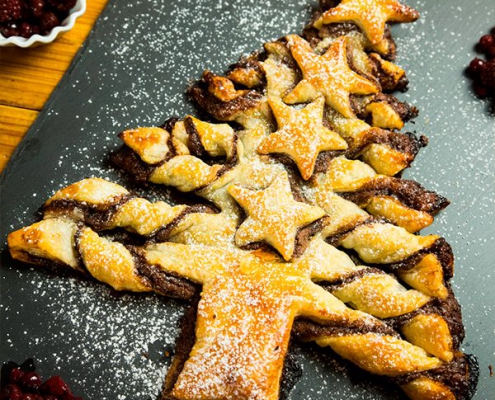 Árbol de Navidad de chocolate