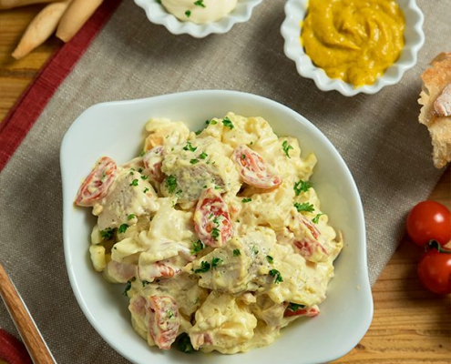 ensalada de pollo y patata