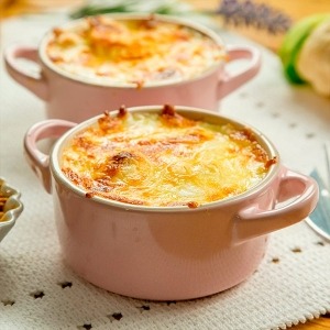 merluza con coliflor gratinada