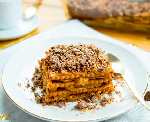 tarta de la abuela de Navidad