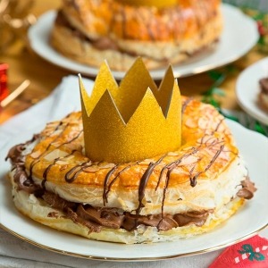 roscón de reyes de hojaldre