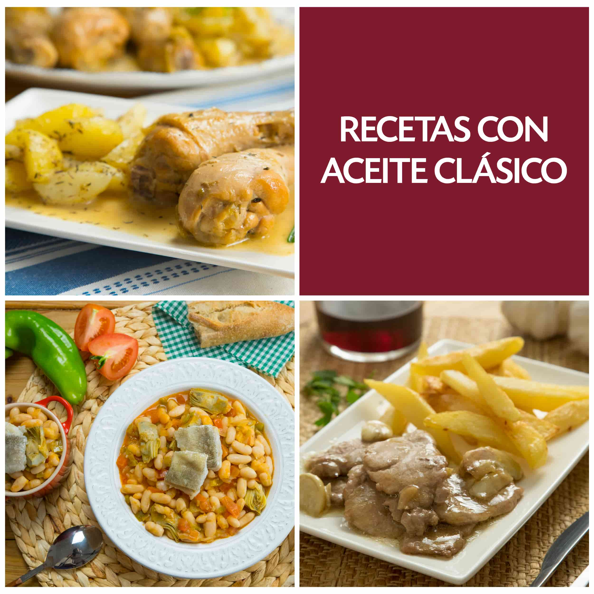 Recetas con Aceite de Oliva Clásico