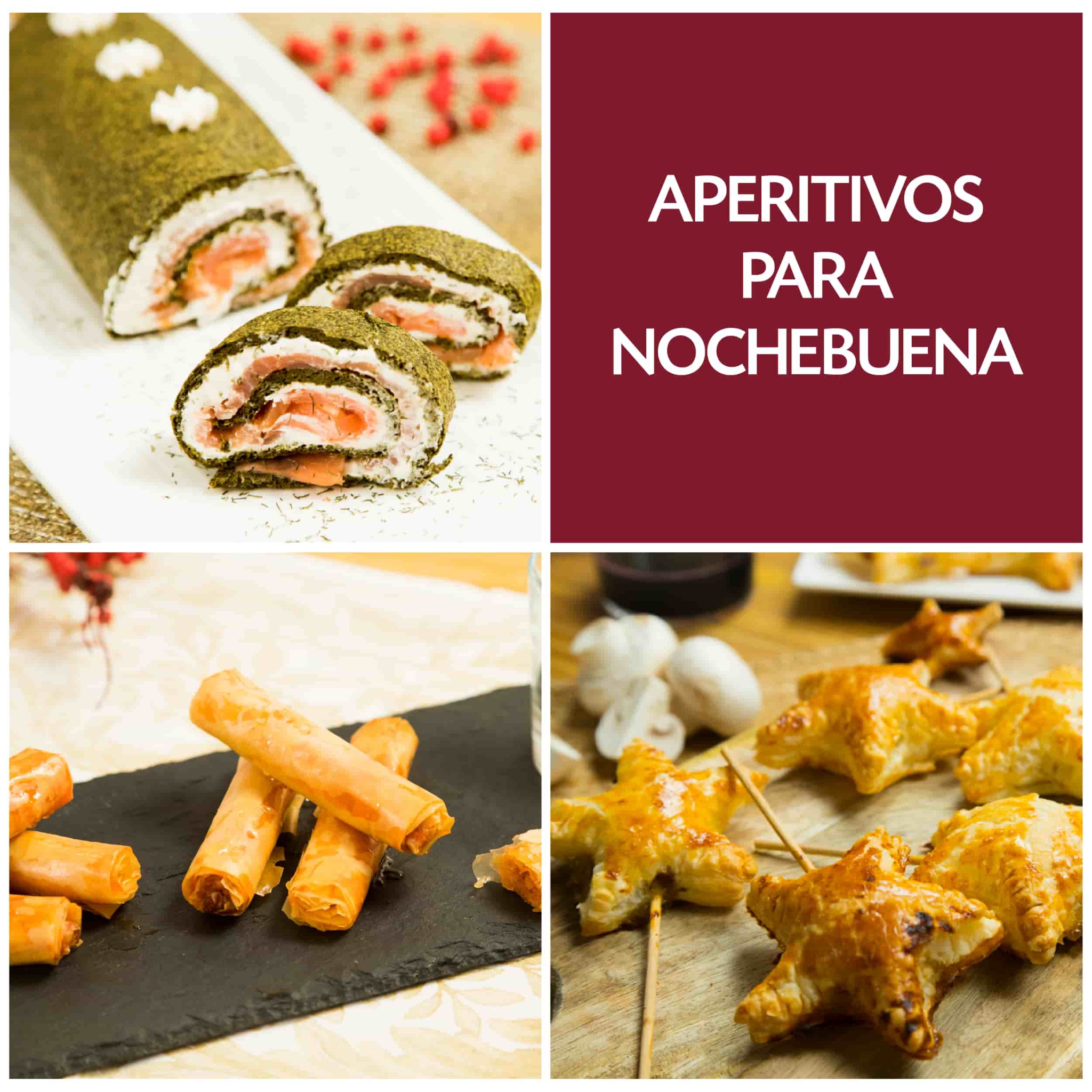 Aperitivos para Nochebuena