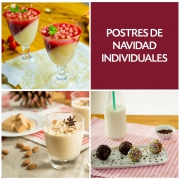 Postres de Navidad individuales