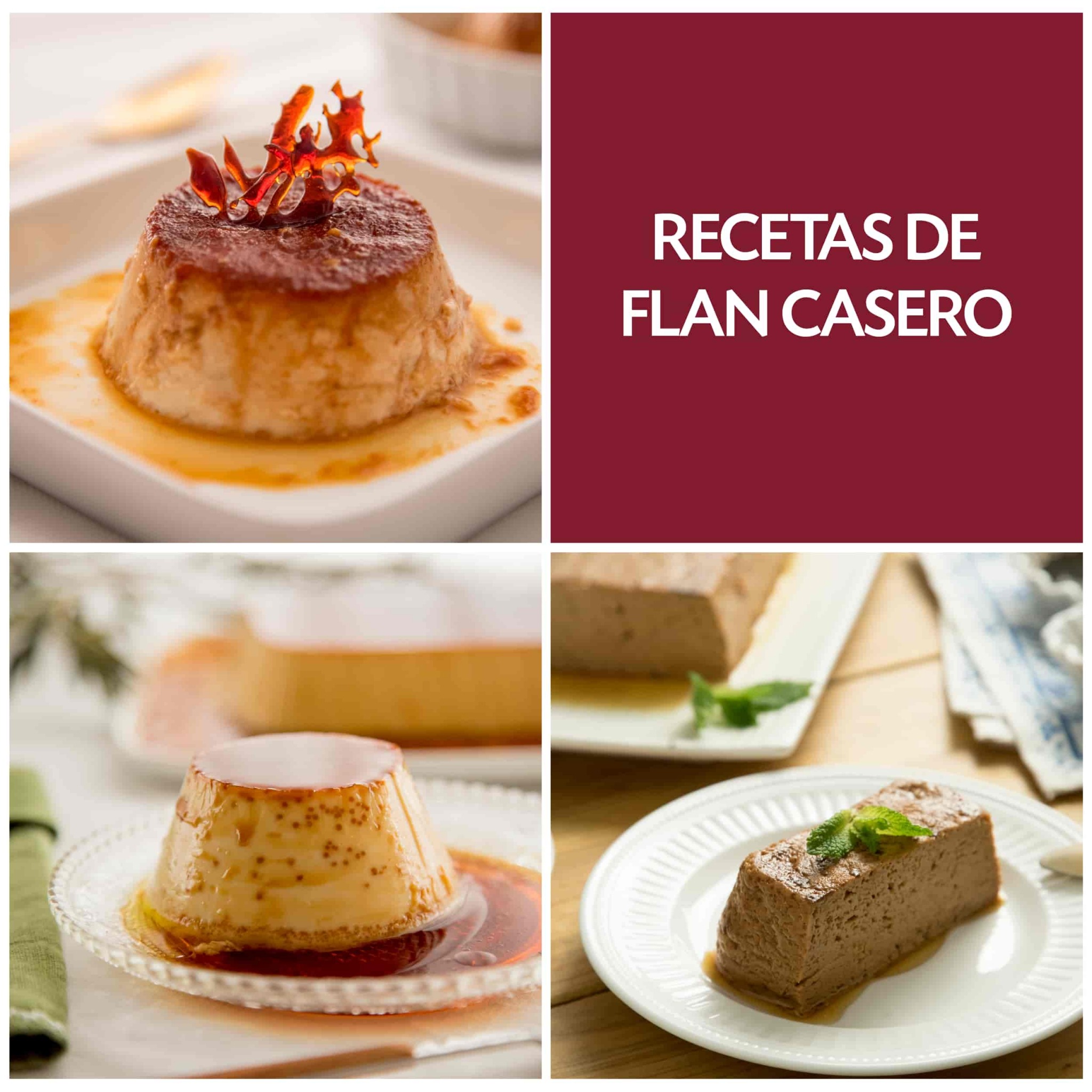 Recetas de flan casero