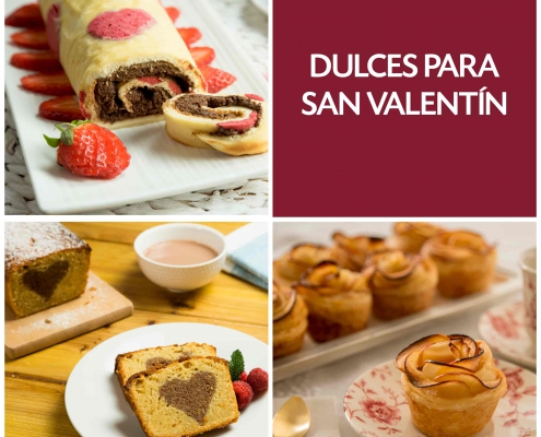 recetas dulces para San Valentín