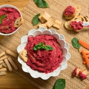 hummus de remolacha