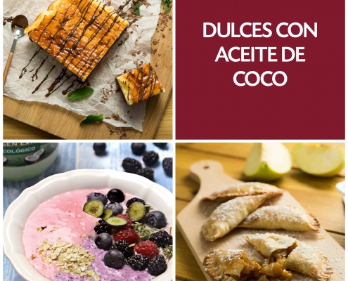 Recetas dulces con aceite de coco