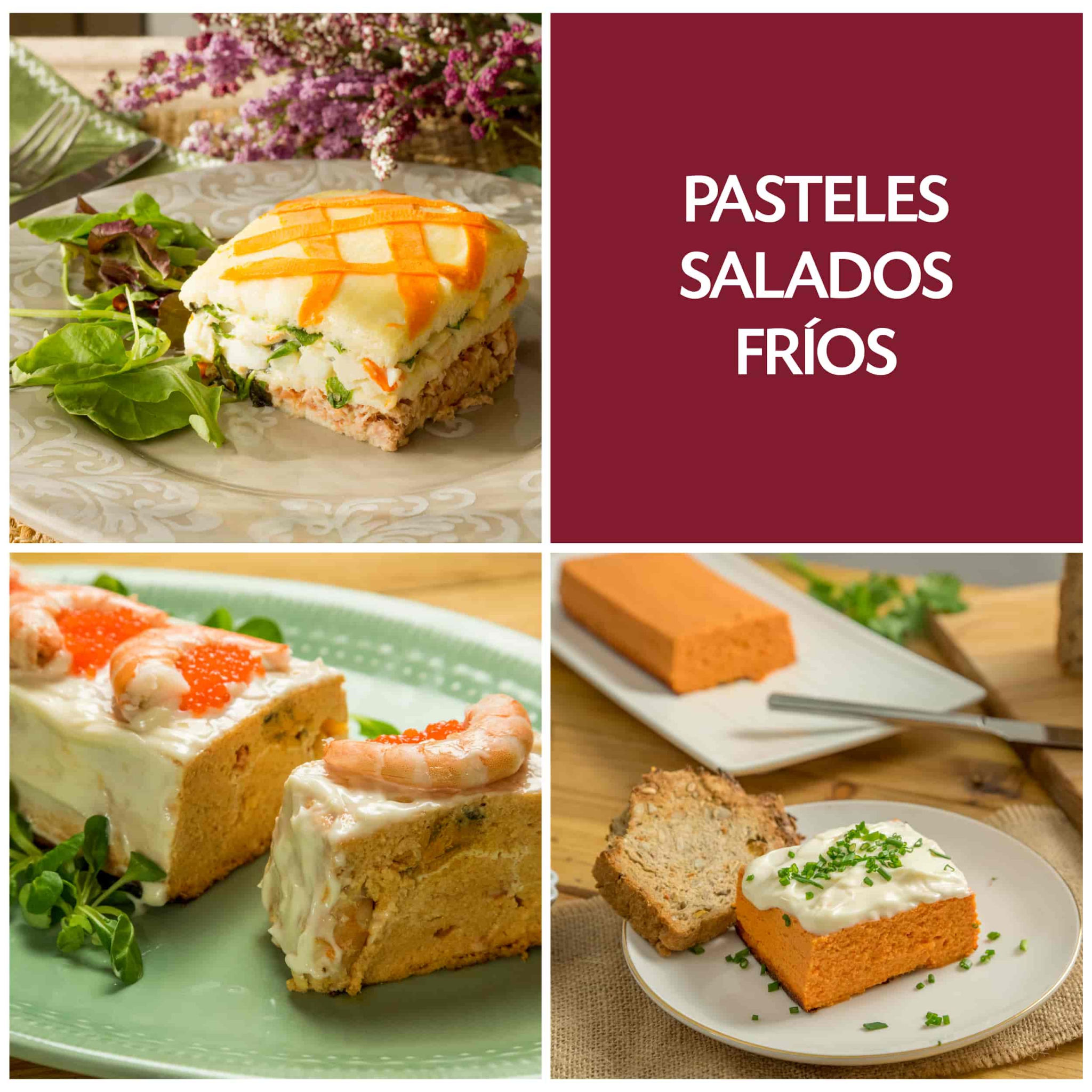 recetas de pasteles salados fríos