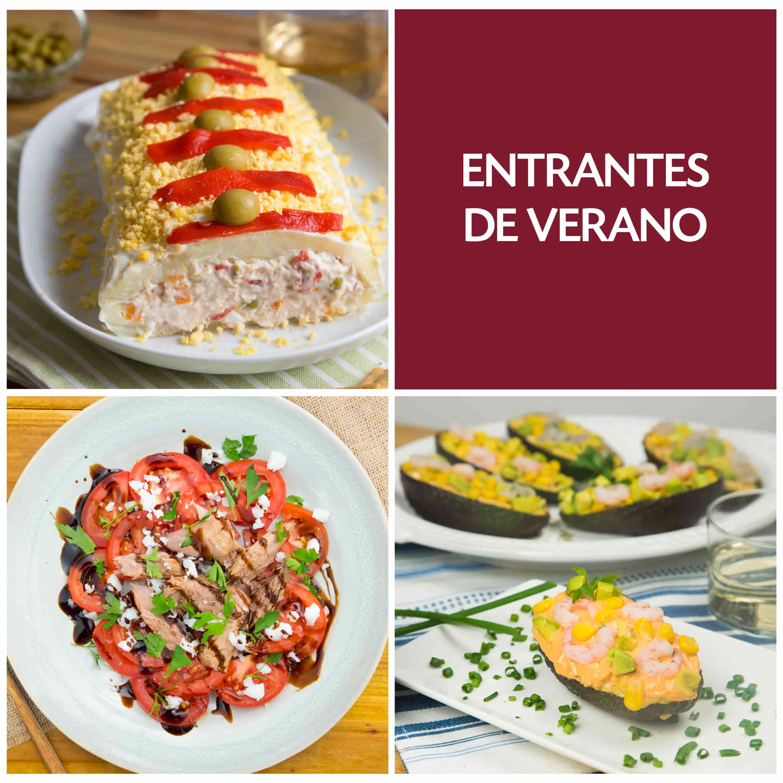 Recetas entrantes de verano